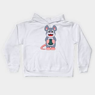 Mouse Bowling Bowling ball Kids Hoodie